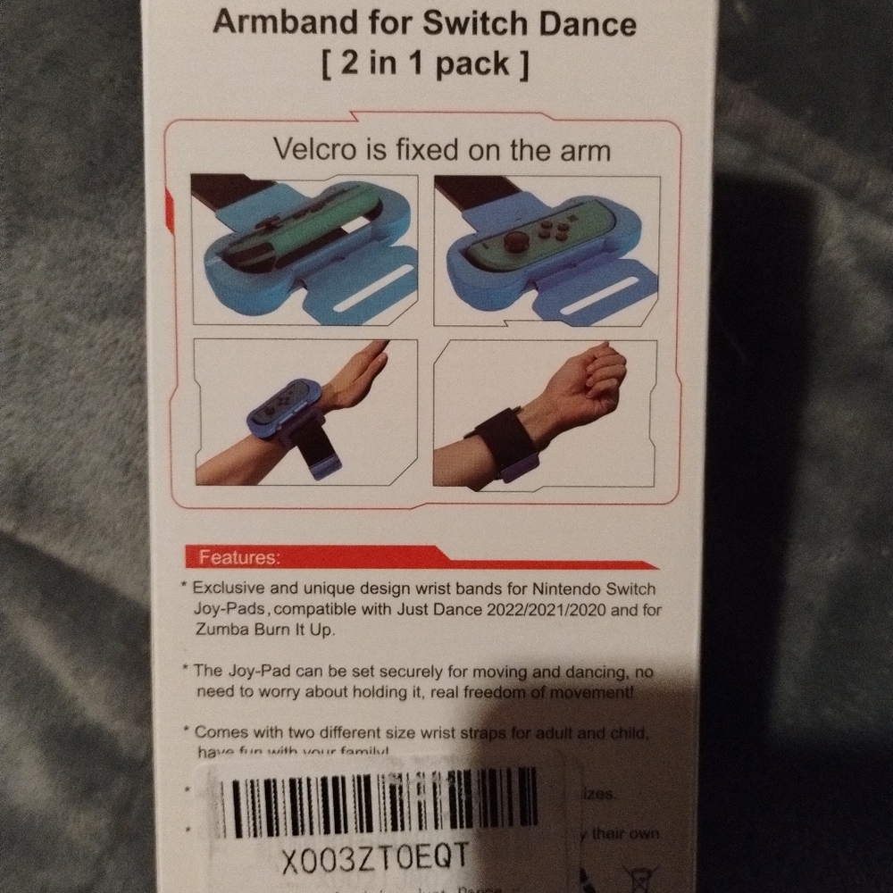 Switch armbands and just dance 2024 game